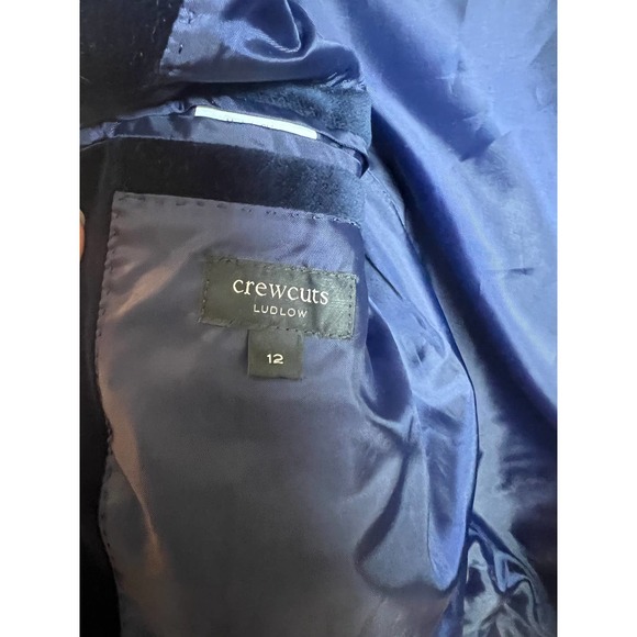 Crewcuts Kids Velvet Blazer - Blue - Picture 5 of 7